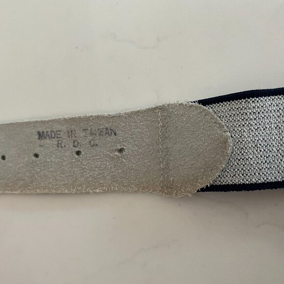 Navy Blue Adjustable Waist Baseball Belt Youth Kids - Picture 7 of 10